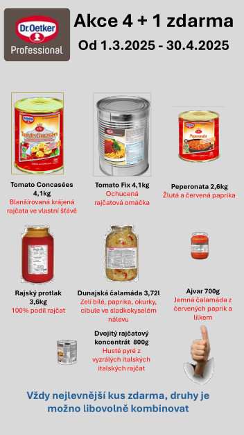 Akce Sterilizovaná zelenina